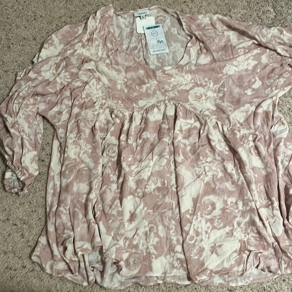 White birch flowy top